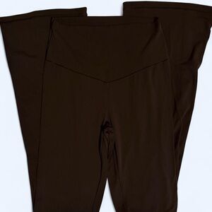 Aerie Offline Active Bootcut Brown Leggings